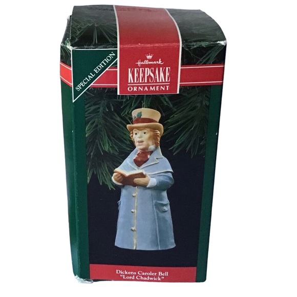 Hallmark Dickens Carolers “Lord Chadwick” Bell Christmas Ornament - Picture 5 of 7
